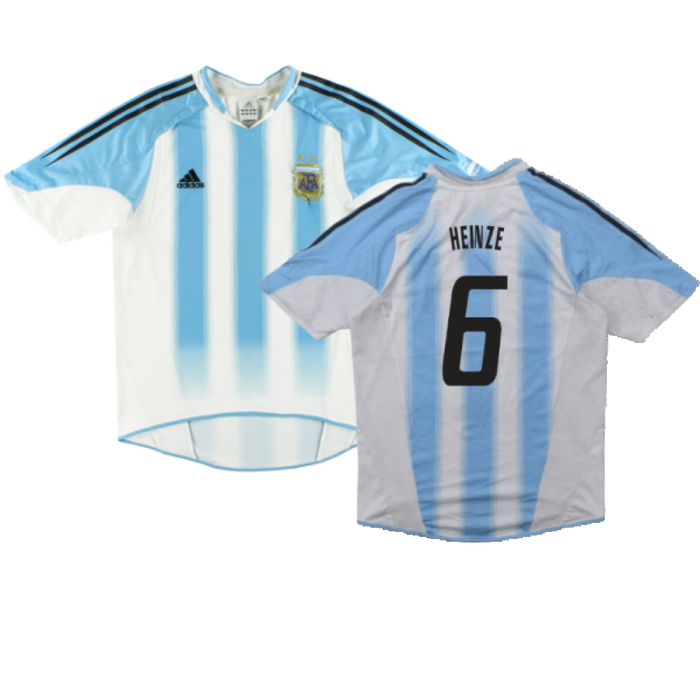 Argentina 2004-05 Home Shirt (XL) (Good) (Heinze 6)