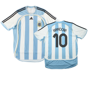 Argentina 2006-2007 Home Shirt (Good) (MARADONA 10)_0