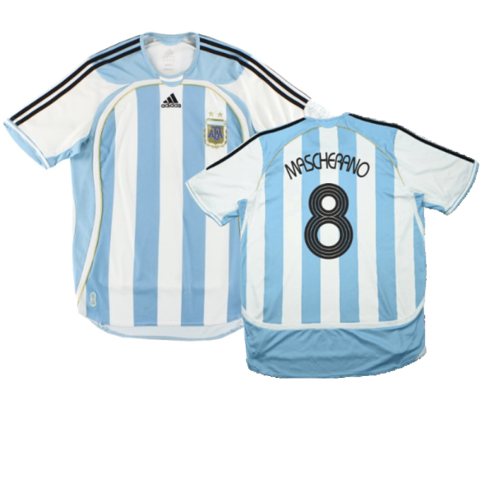 Argentina 2006-2007 Home Shirt (Good) (Mascherano 8)