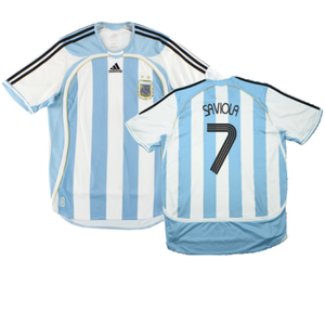 Argentina 2006-2007 Home Shirt (Good) (Saviola 7)_0