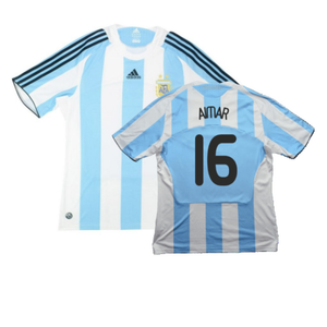 Argentina 2008-09 Home Shirt (S) (Very Good) (Aimar 16)_0