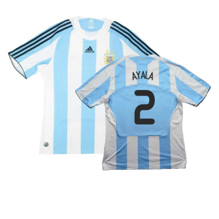 Argentina 2008-09 Home Shirt (S) (Very Good) (Ayala 2)