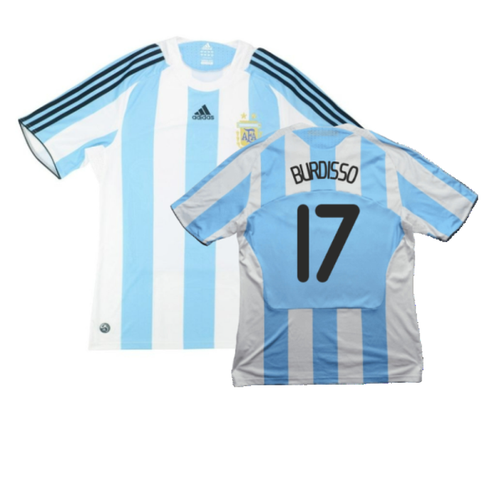 Argentina 2008-09 Home Shirt (S) (Very Good) (Burdisso 17)