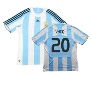 Argentina 2008-09 Home Shirt (S) (Very Good) (Veron 20)_0