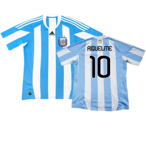 Argentina 2010-11 Home (L) (Excellent) (Riquelme 10)_0