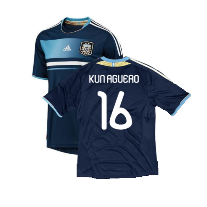 Argentina 2011-2012 Away Shirt (Good) (Kun Aguero 16)