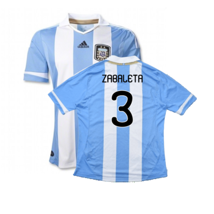 Argentina 2011-2012 Home Shirt (L) (Good) (Zabaleta 3)