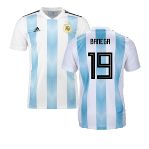 Argentina 2018-19 Home Shirt (LB) (Banega 19) (BNWT)_0