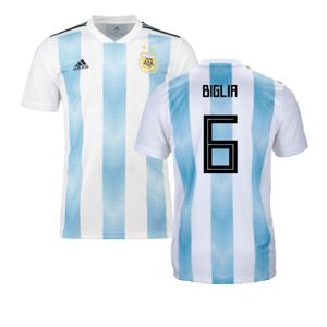 Argentina 2018-19 Home Shirt (XL) (Excellent) (Biglia 6)_0