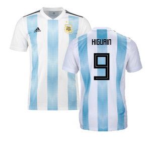 Argentina 2018-19 Home Shirt (XL) (Excellent) (Higuain 9)_0