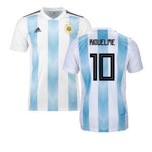 Argentina 2018-19 Home Shirt (XL) (Excellent) (Riquelme 10)_0