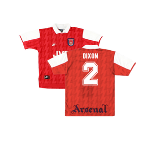 Arsenal 1994-96 Home Shirt (Excellent) (Dixon 2)_0