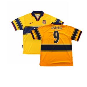 Arsenal 1997-99 Away Shirt (Excellent) (Anelka 9)_0