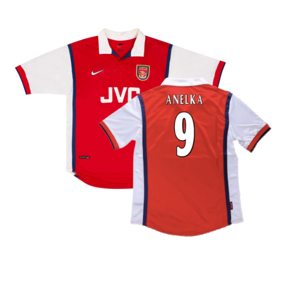 Arsenal 1998 99 Home Shirt 2XL Good Anelka 9 Classic Football Kit