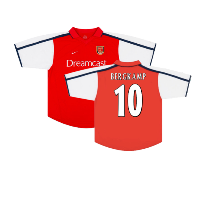 Arsenal 2000-02 Home Shirt (XL Boys) (Good) (Bergkamp 10)