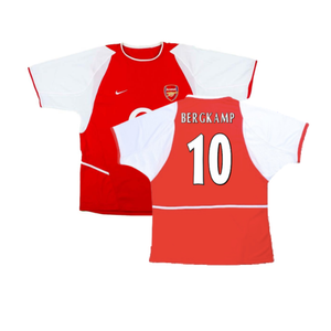 Arsenal 2002-04 Home Shirt (XL) (Very Good) (Bergkamp 10)_0