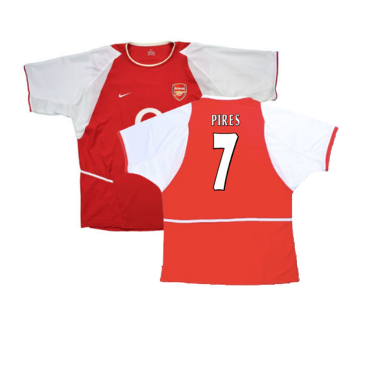 Arsenal 2002-04 Home Shirt (M) (Good) (Vieira 4)_0