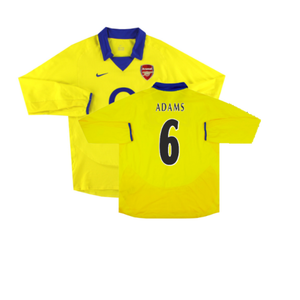 Arsenal 2003-05 Long Sleeve Away Shirt (Excellent) (Adams 6)_0