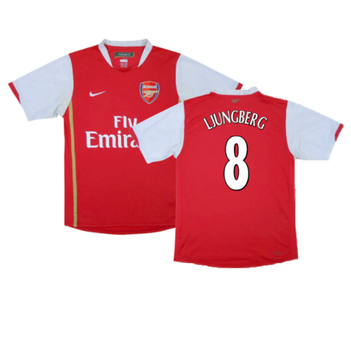 Arsenal 2006-08 Home Shirt (XL) (Excellent) (Ljungberg 8)