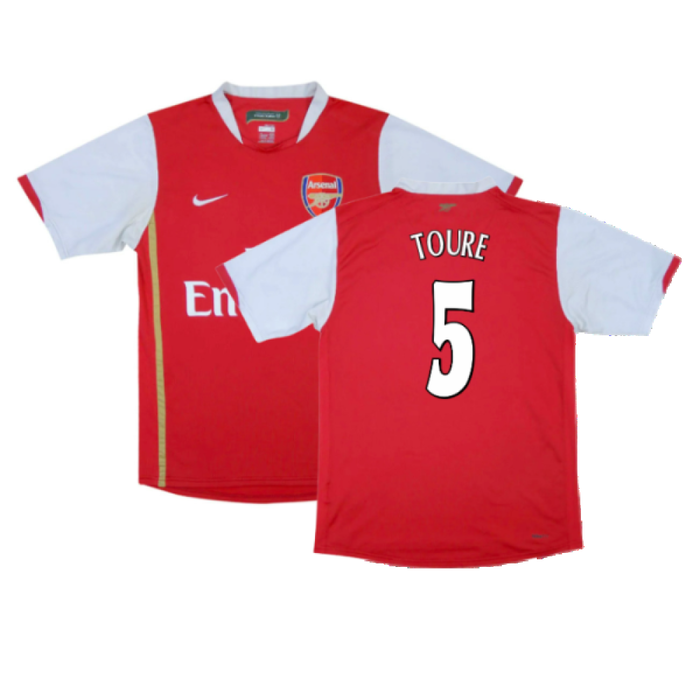 Arsenal 2006-08 Home Shirt (XL) (Excellent) (Toure 5)