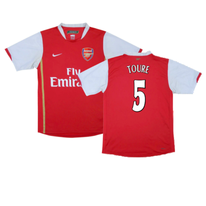 Arsenal 2006-08 Home Shirt (XL) (Excellent) (Toure 5)