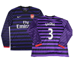 Arsenal 2012-13 Away Long Sleeve Shirt (M) (Good) (Sagna 3)_0