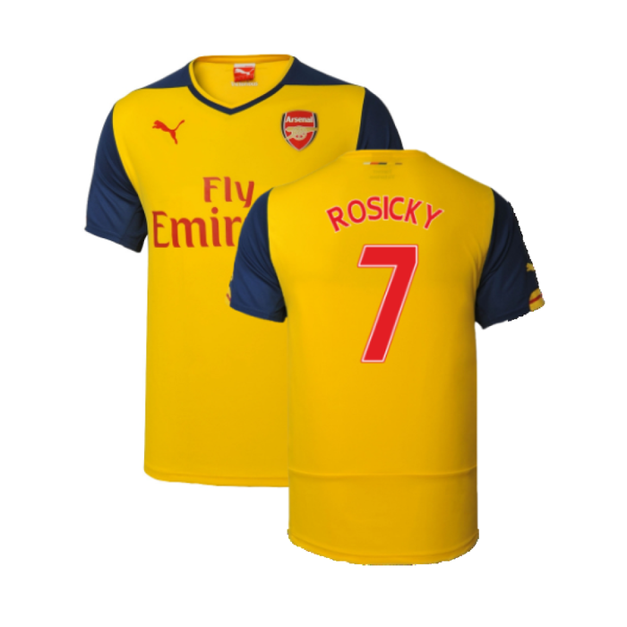 Arsenal 2014-15 Away Shirt (M) (Excellent) (Rosicky 7)