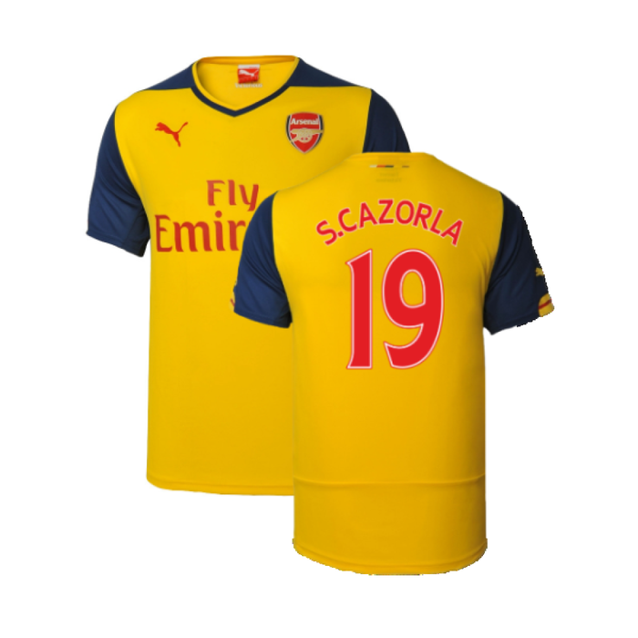 Arsenal 2014-15 Away Shirt (M) (Very Good) (S.Cazorla 19)