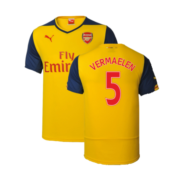 Arsenal 2014-15 Away Shirt (M) (Very Good) (Vermaelen 5)