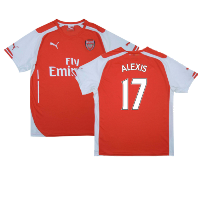 Arsenal 2014-15 Home Shirt (S) (Very Good) (Alexis 17)