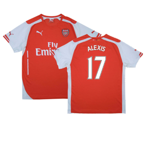 Arsenal 2014-15 Home Shirt (M) (Excellent) (Alexis 17)_0