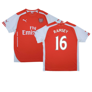 Arsenal 2014-15 Home Shirt (XS) (Mint) (Ramsey 16)_0