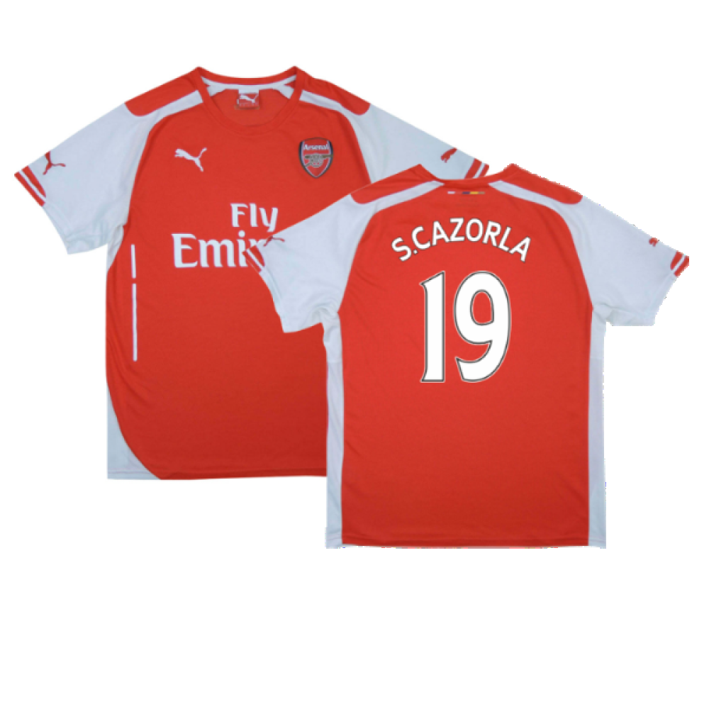 Arsenal 2014-15 Home Shirt (XS) (Excellent) (S.Cazorla 19)_0