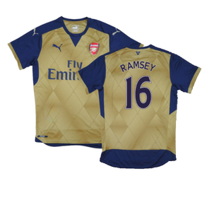 Arsenal 2015-16 Away Shirt (XL) (Fair) (Ramsey 16)_0