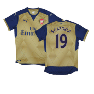 Arsenal 2015-16 Away Shirt (XL) (Fair) (S.Cazorla 19)_0