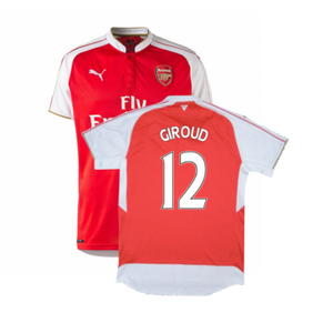 Arsenal 2015-16 Home Shirt (Excellent) (Giroud 12)_0