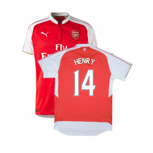 Arsenal 2015-16 Home Shirt (M) (Excellent) (HENRY 14)_0