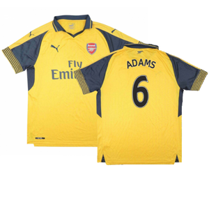 Arsenal 2016-17 Away Shirt (XL) (Very Good) (ADAMS 6)_0