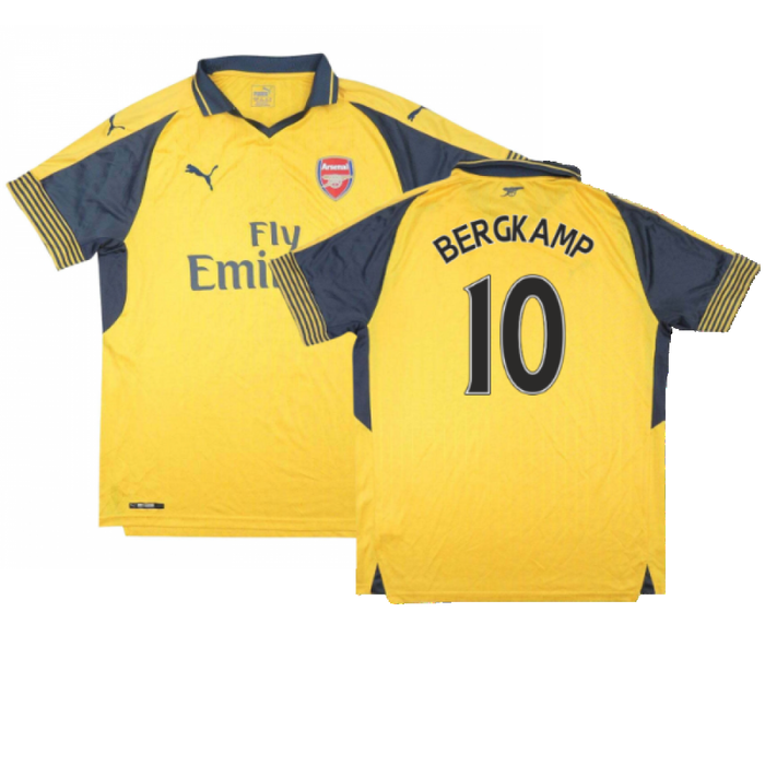 Arsenal 2016-17 Away Shirt (XXL) (Mint) (BERGKAMP 10)