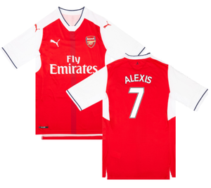 Arsenal 2016-17 Home Shirt (L) (Alexis 7) (Excellent)_0