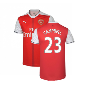 Arsenal 2016-17 Home Shirt (L) (Excellent) (CAMPBELL 23)_0