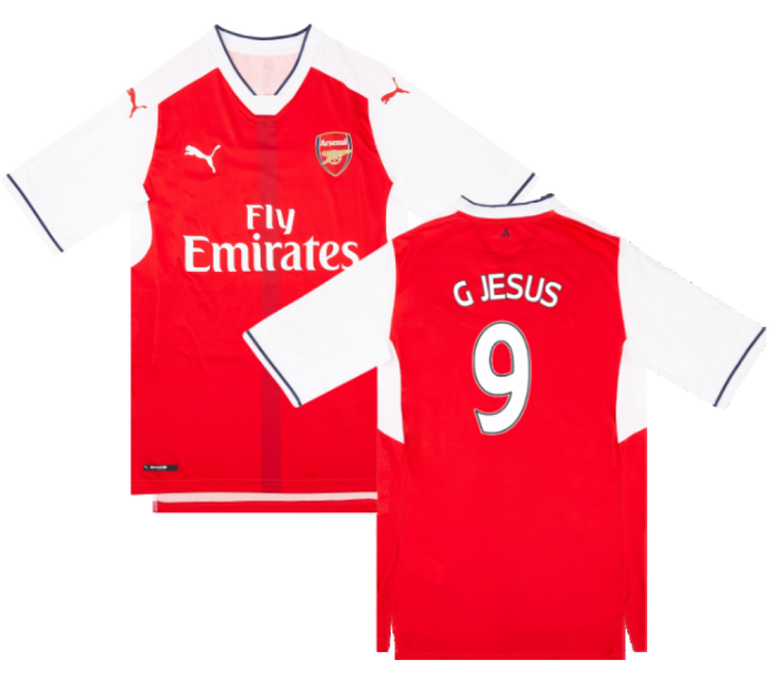 Arsenal 2016-17 Home Shirt (L) (G JESUS 9) (Excellent)