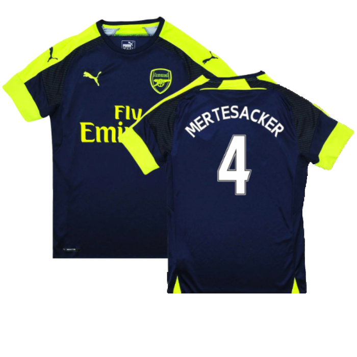 Arsenal 2016-17 Third Shirt (L) (Mint) (Mertesacker 4)