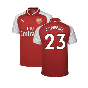 Arsenal 2017-18 Home Shirt (Excellent) (Campbell 23)_0