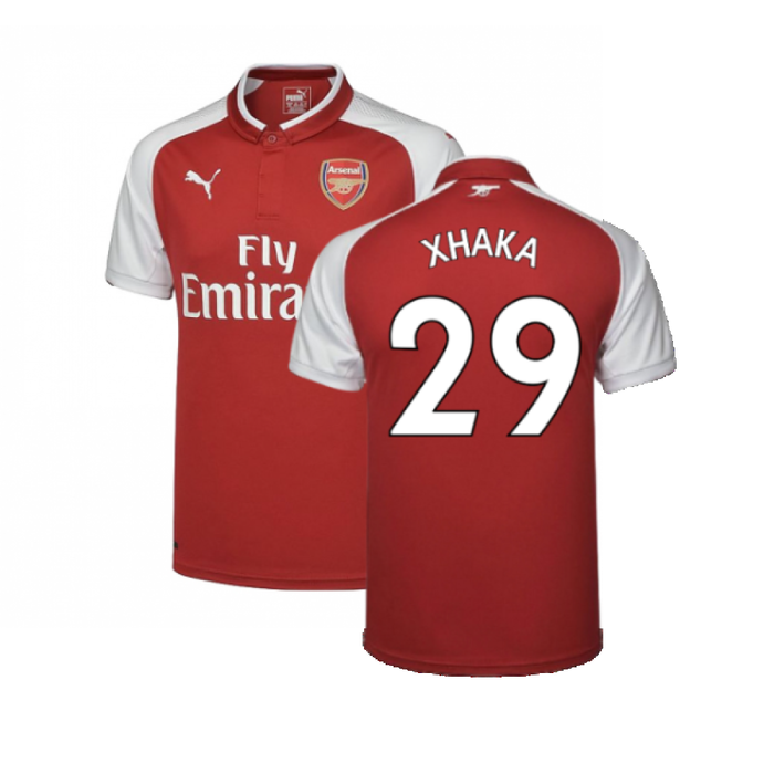 Arsenal 2017-18 Home Shirt (XL) (Very Good) (Xhaka 29)