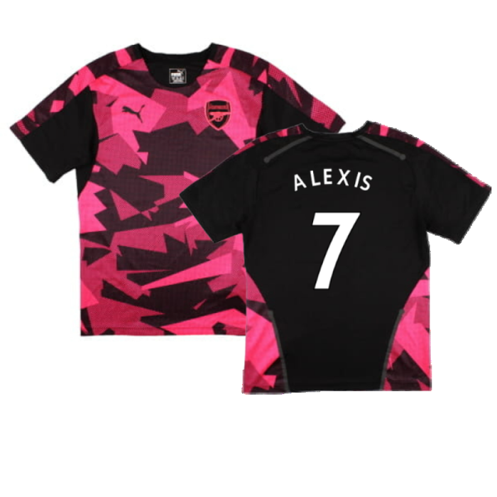 Arsenal 2017-18 Puma Training Shirt (M) (Alexis 7) (Mint)