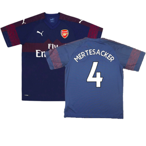 Arsenal 2018-19 Away Shirt (Excellent) (Mertesacker 4)_0