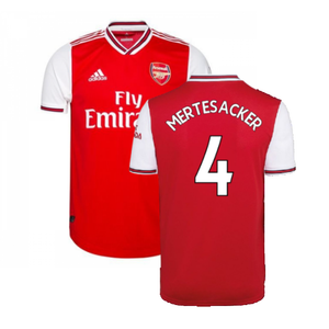 Arsenal 2019-20 Home Shirt (M) (Excellent) (MERTESACKER 4)_0