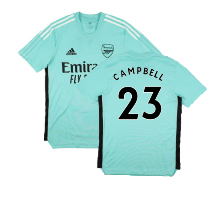 Arsenal 2021-2022 Adidas Training Shirt (XS) (CAMPBELL 23) (Excellent)