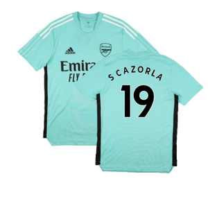 Arsenal 2021-2022 Adidas Training Shirt (XS) (S CAZORLA 19) (Excellent)_0